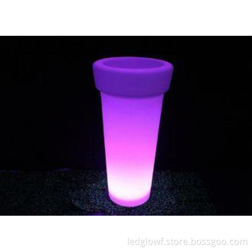 Polyethylene LED Lighted Ice Bucket With Lids For KTV , Wed